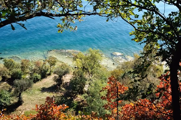 Spiaggia della rocca di Manerba, Lake Garda, Lombardy