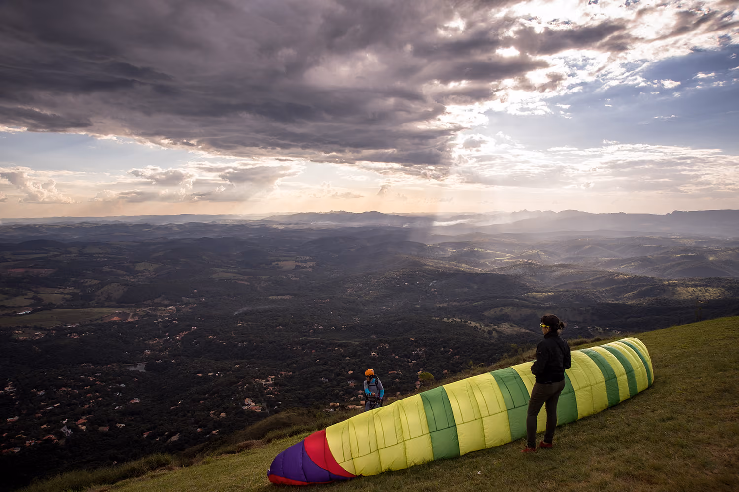 Rampa de decolagem na Serra da Moeda