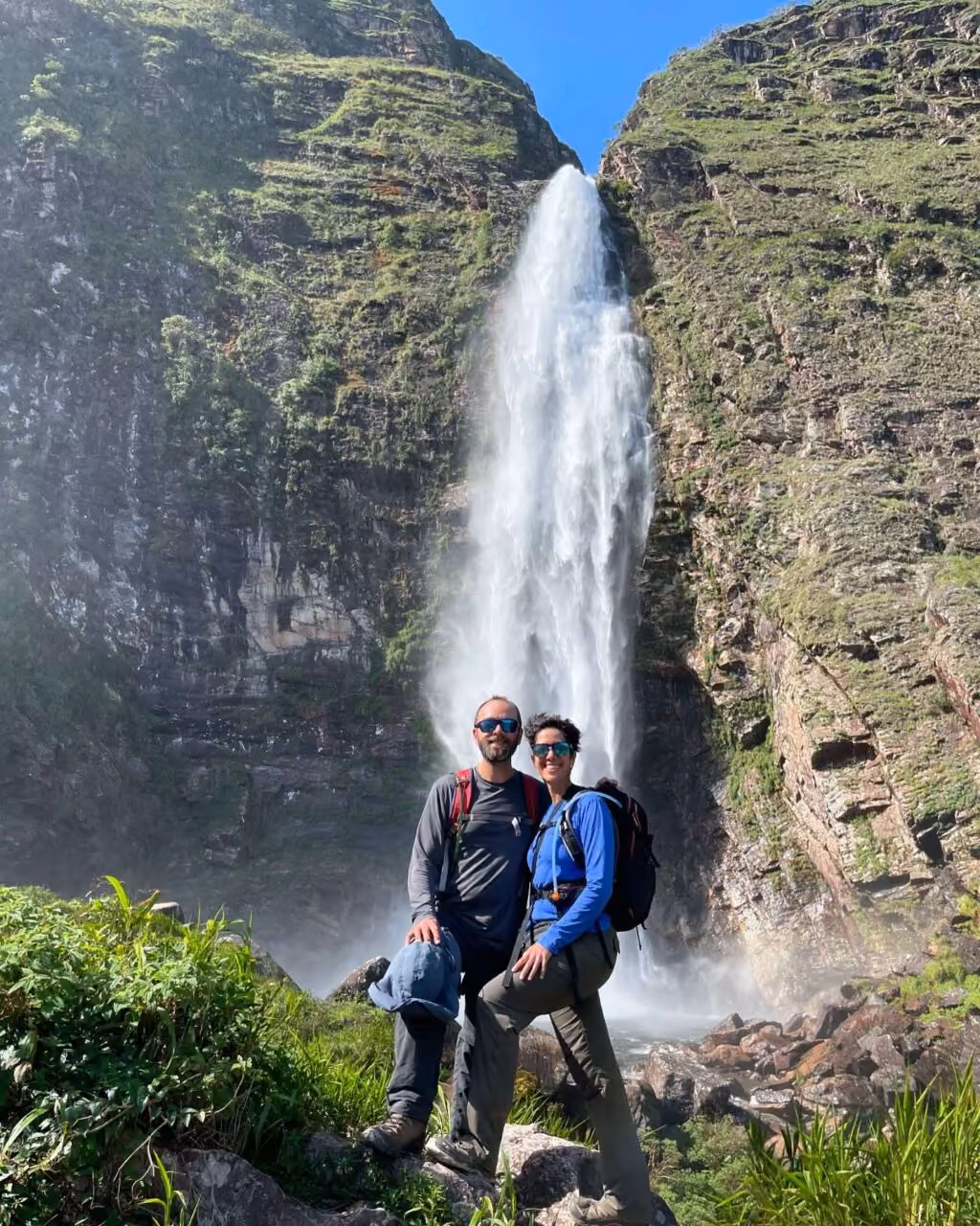 Letícia Alves e Dennis Hyde, primeiro casal a visitar todos os parques nacionais do país