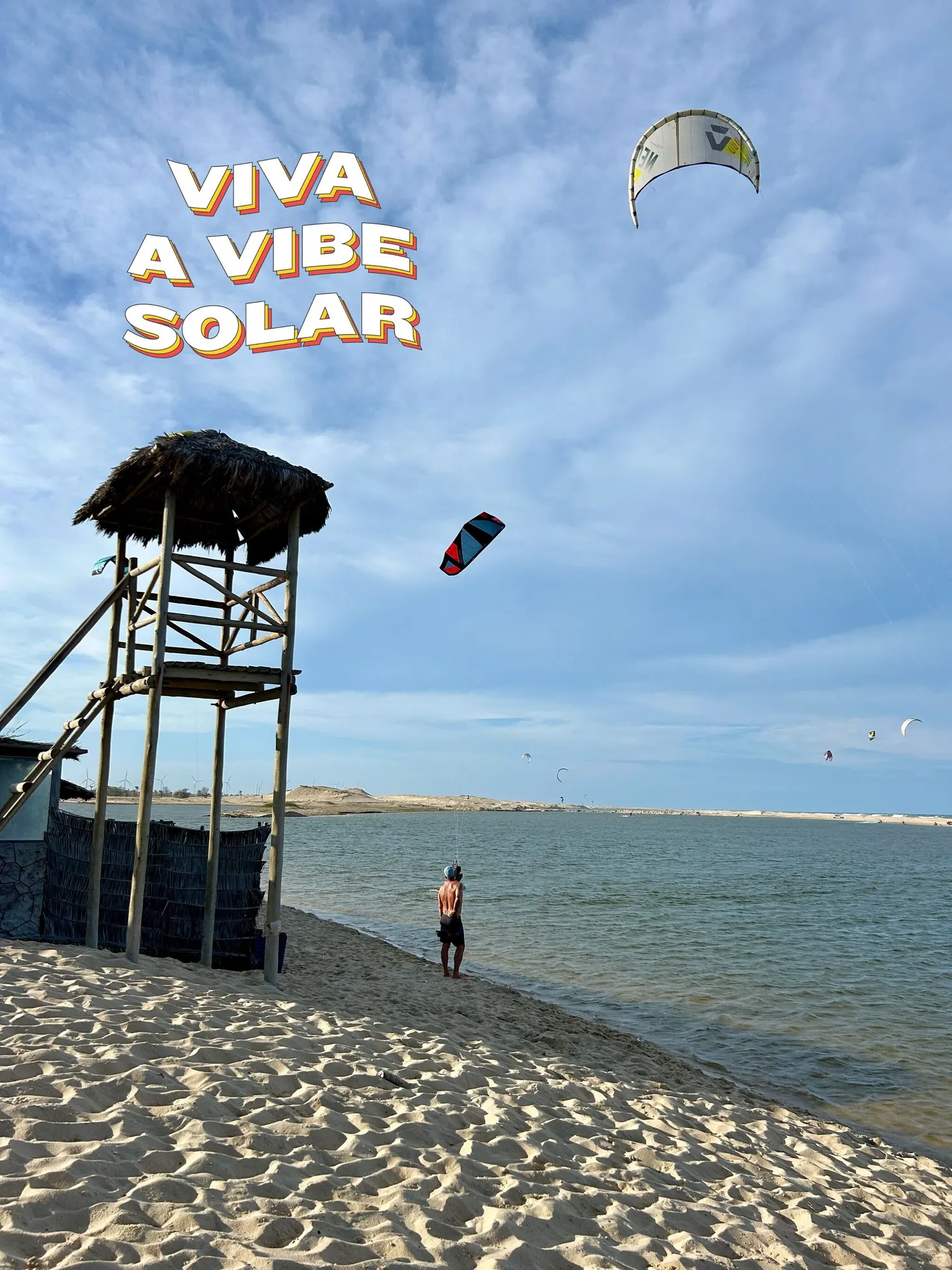 lagoa do kite, na Taíba, Ceará