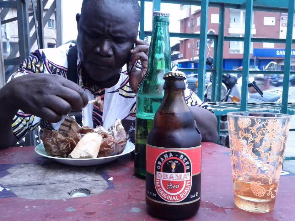 while-in-benin-a-french-speaking-country-on-africas-west-coast-garfors-tried-several-types-of-obama-beer--none-of-which-he-like
