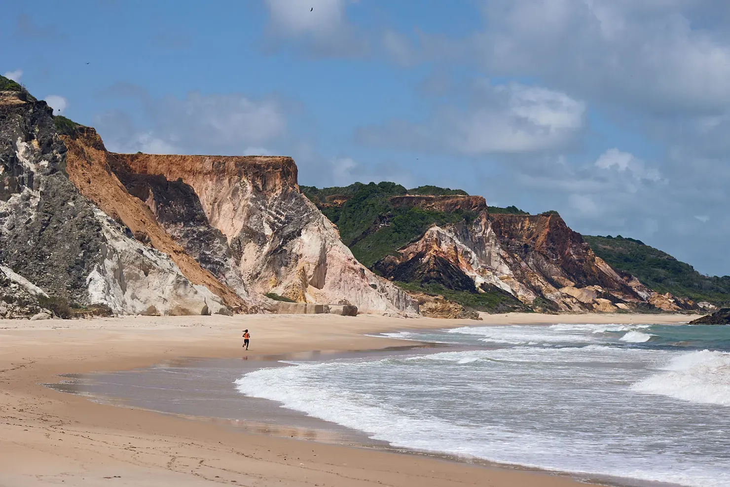 Costa do Conde: descubra correndo essa parte do litoral da Paraíba