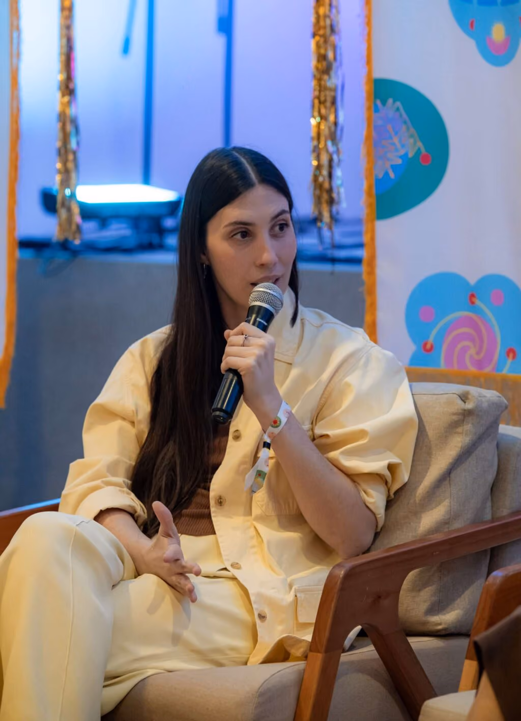 Isadora Almeida na Casa The Summer Hunter em São Paulo