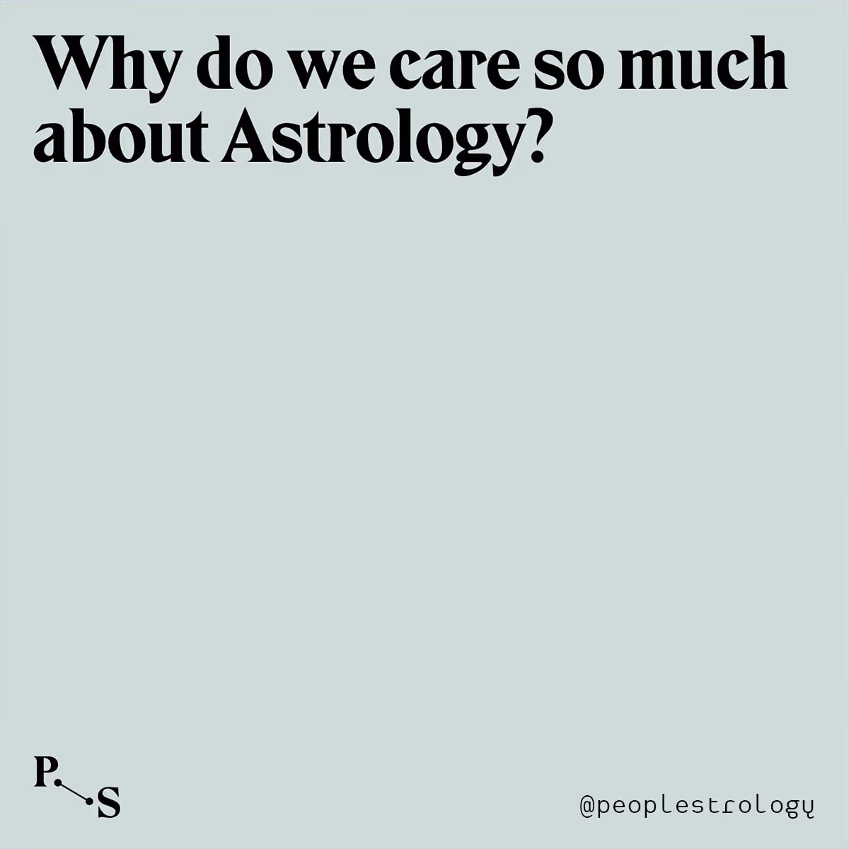 Peoplestrology