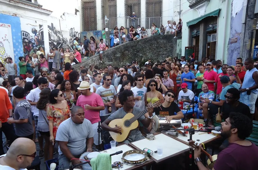 Pedra do Sal, um dos pontos mais marcantes do centro do Rio de Janeiro