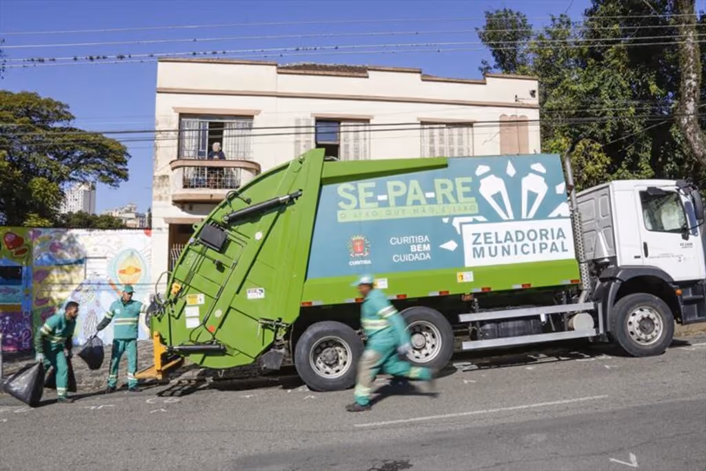 Centro de reciclagem em Curitiba
