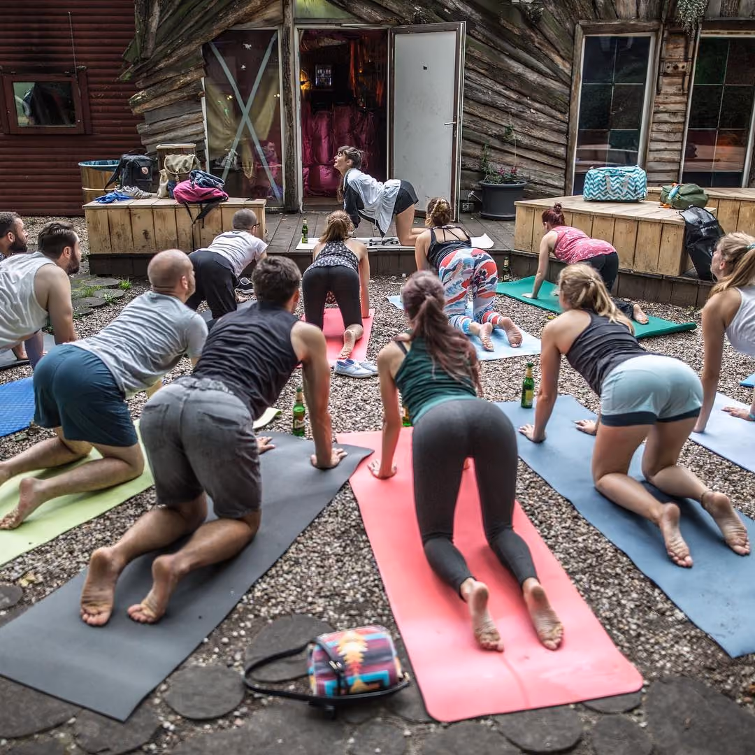 Beer Yoga