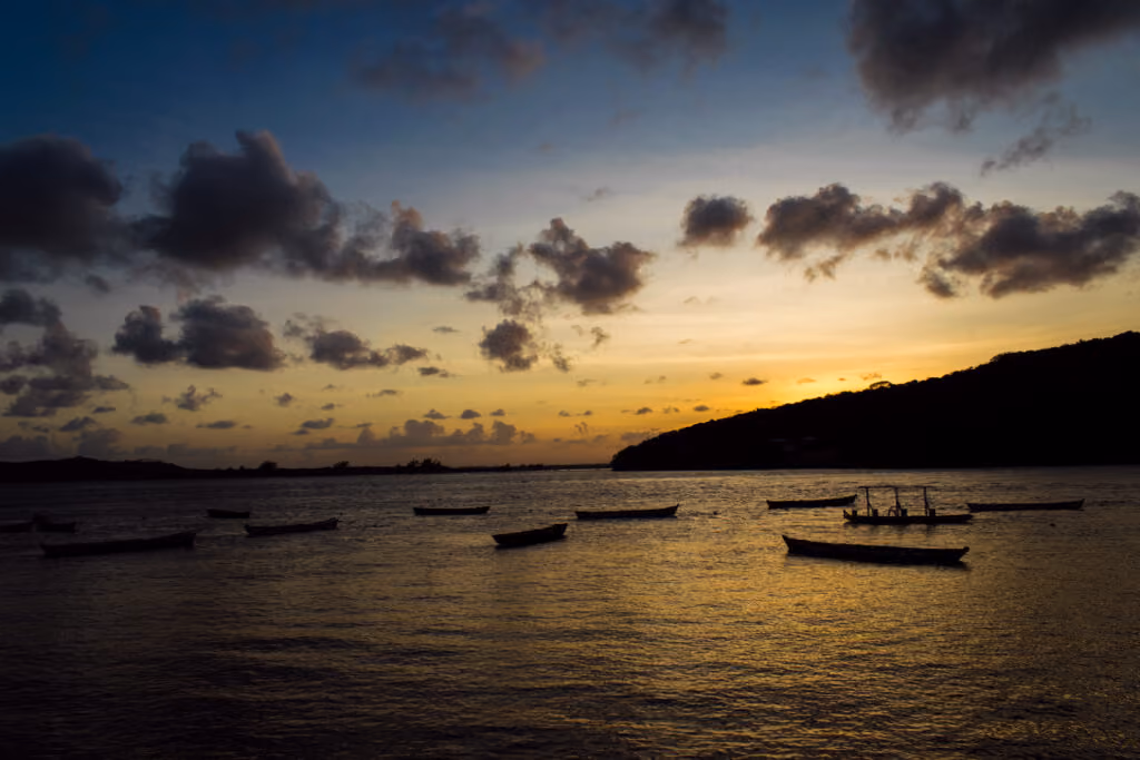Praia de Barra de Catuama, em Goiana, Pernambuco
