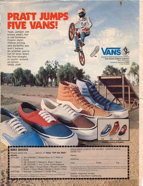 Por que todo mundo fica cool de Vans?