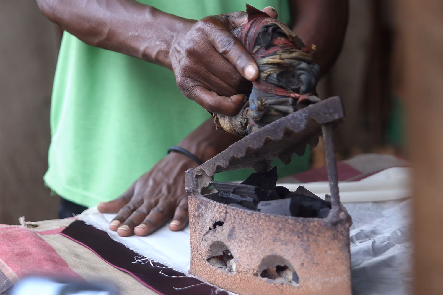 Mulheres-artesãs em Kigali, Ruanda