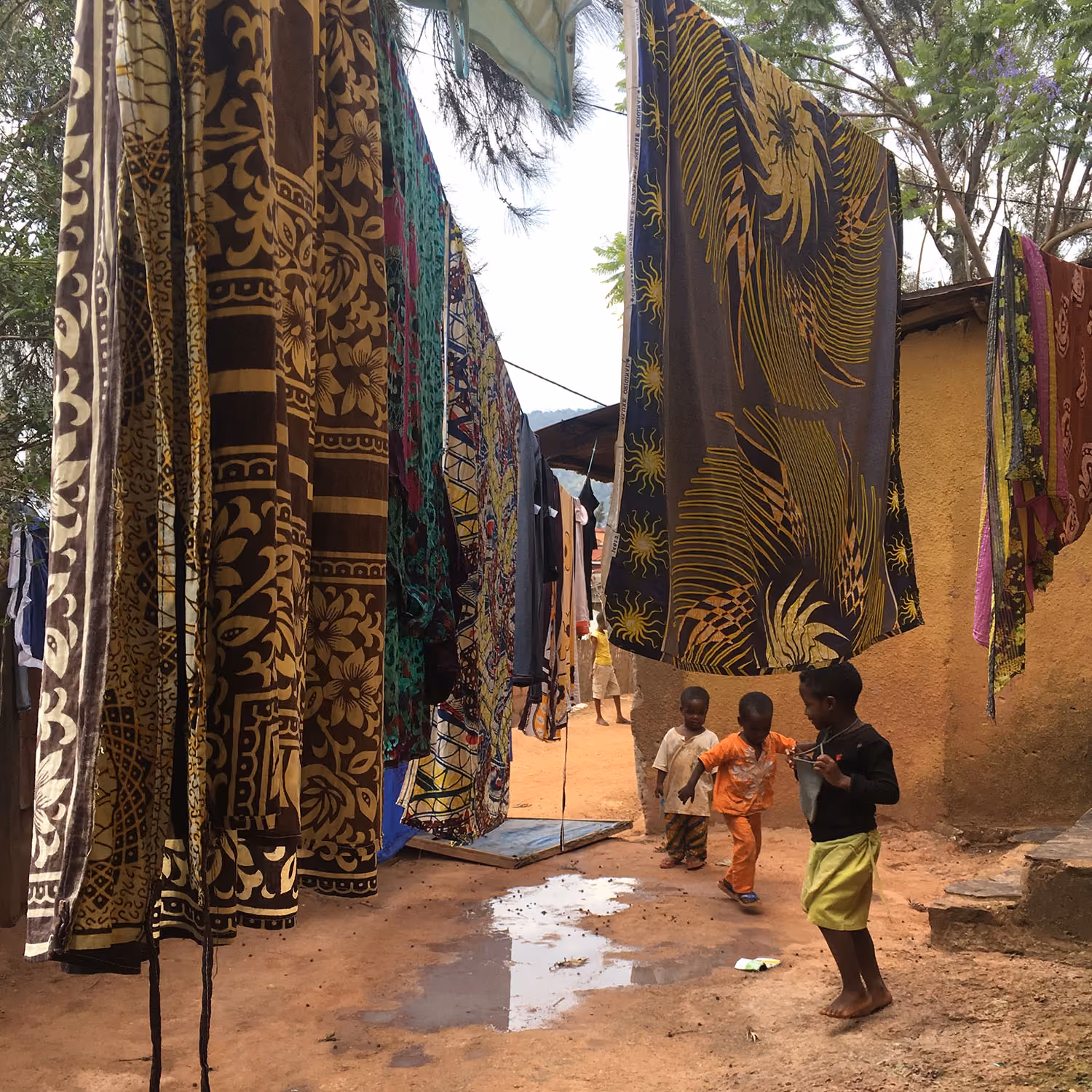 Mulheres-artesãs em Kigali, Ruanda