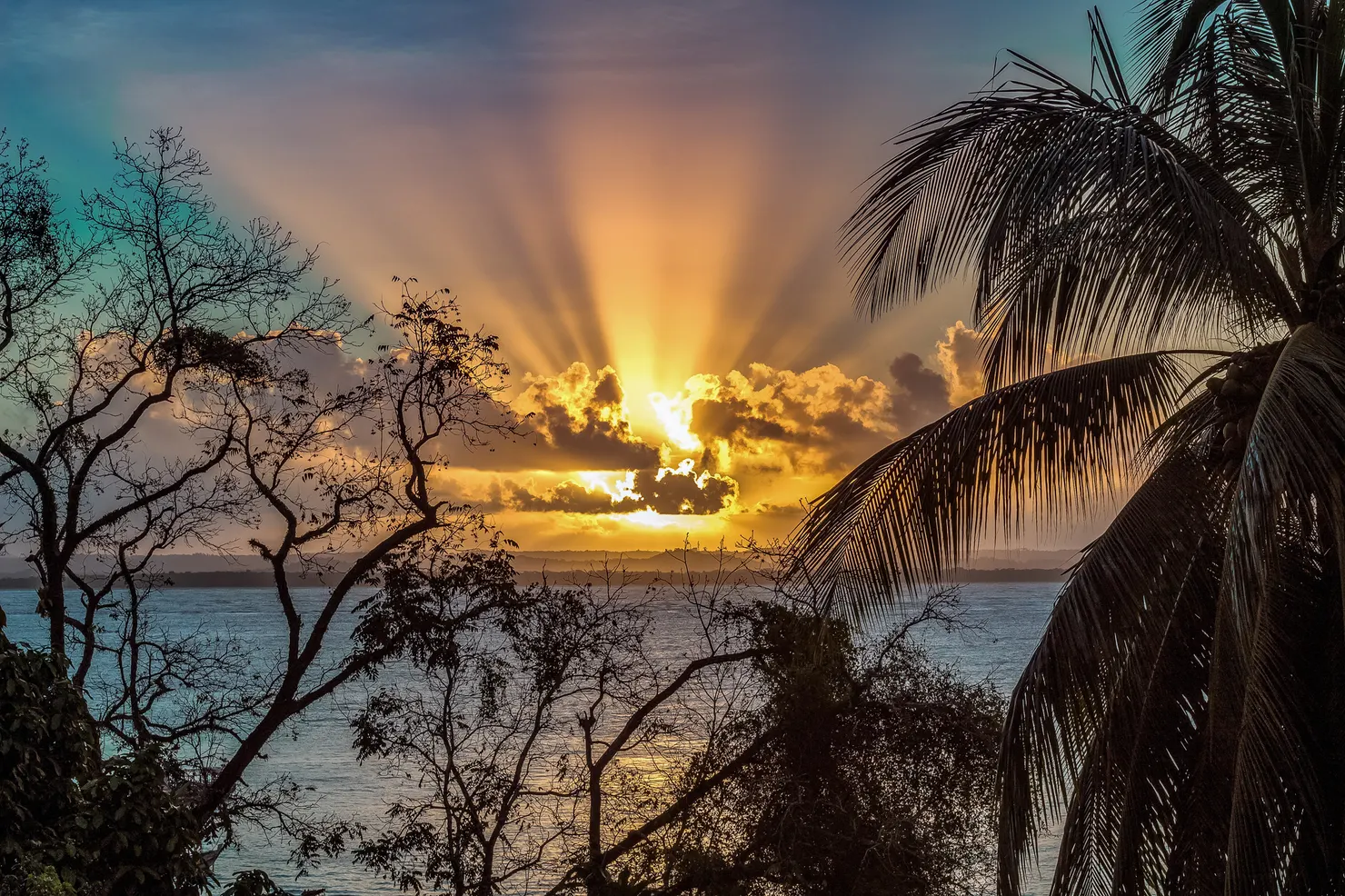 Pô do sol de Morro de São Paulo, Bahia