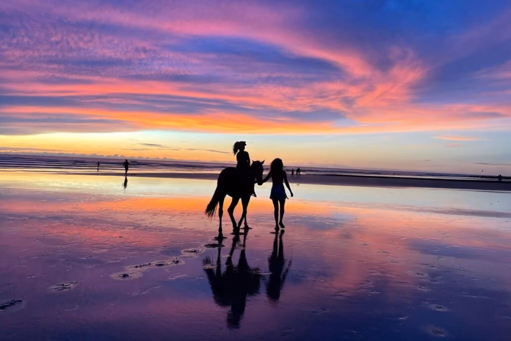Pôr do sol em Jericoacoara, no Ceará