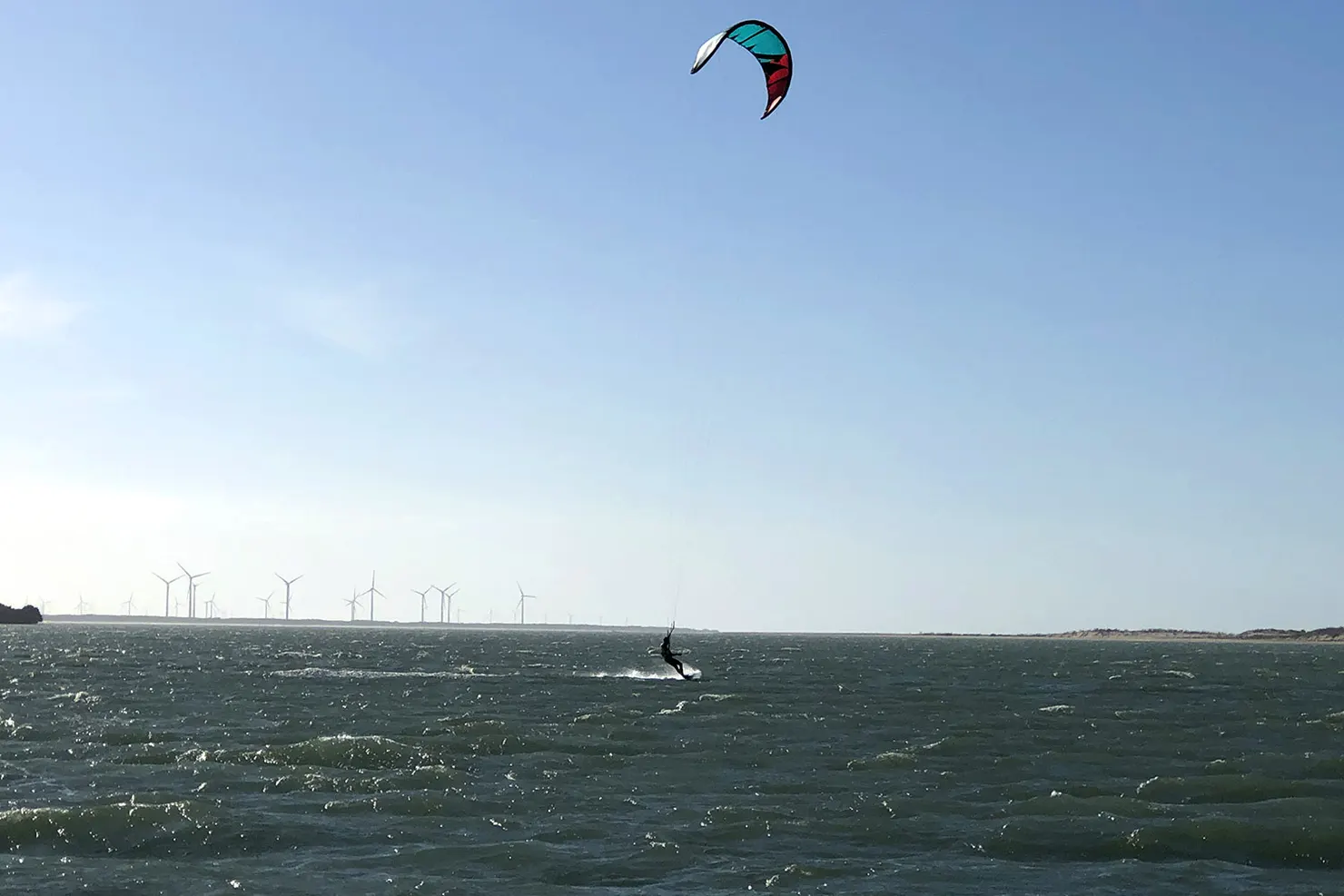 Kitesurfe em Galinhos, no Rio Grande do Norte