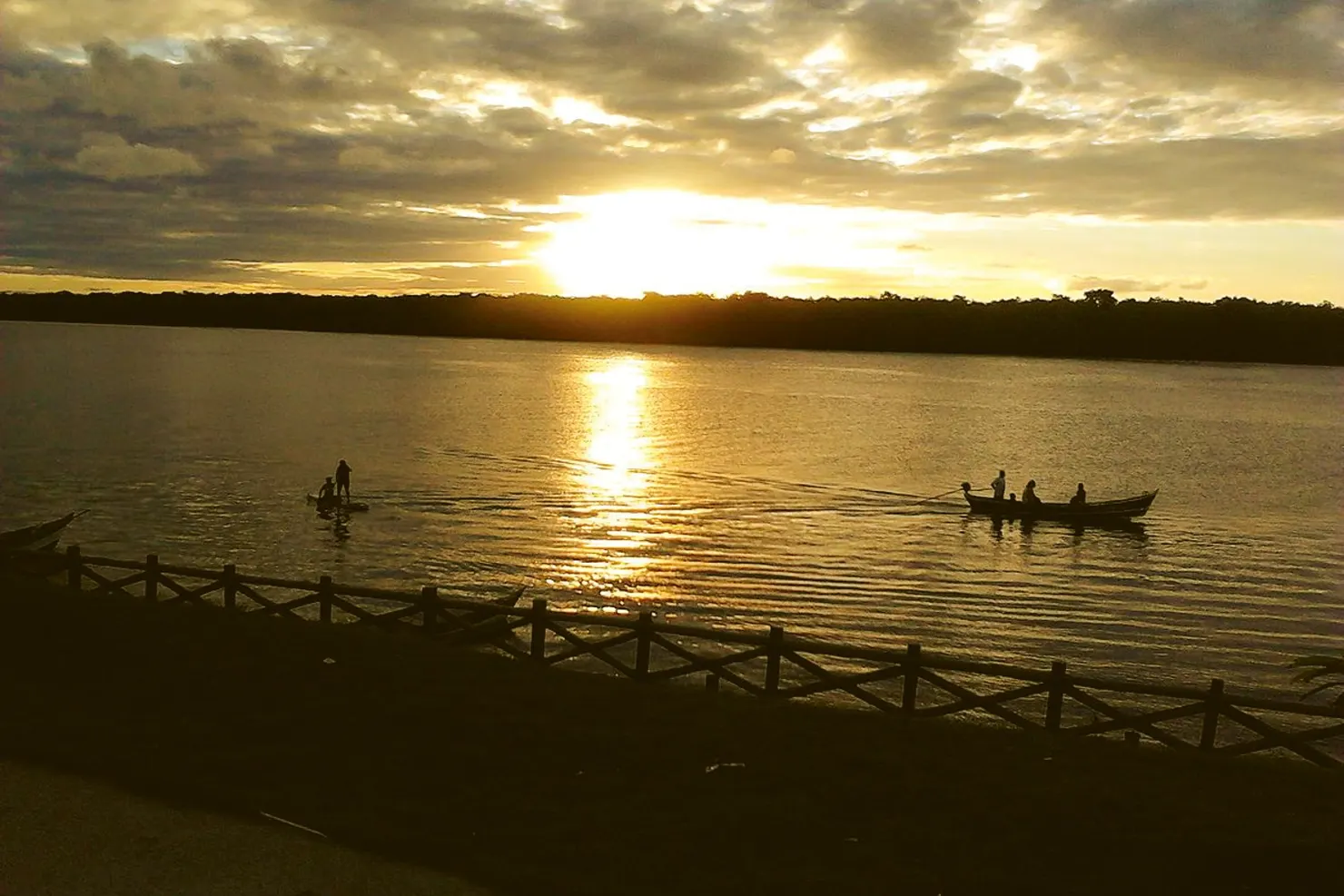 Orla do Pôr do Sol em Aracaju